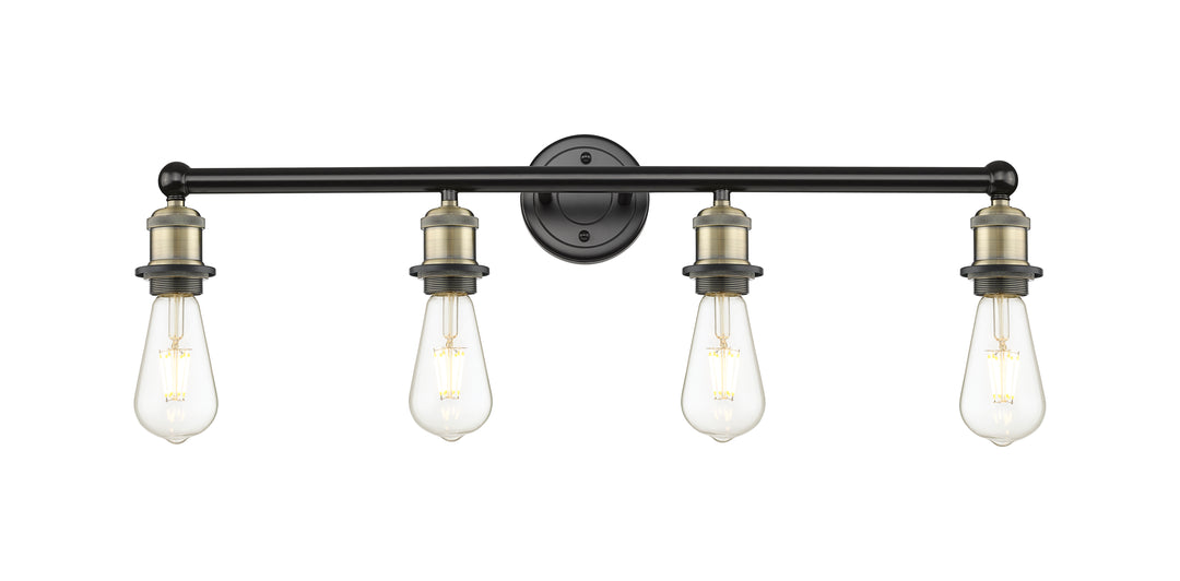 Innovations Lighting Edison Bath Vanity Light - Black Antique Brass Vanity Lights Innovations Lighting Default Title  