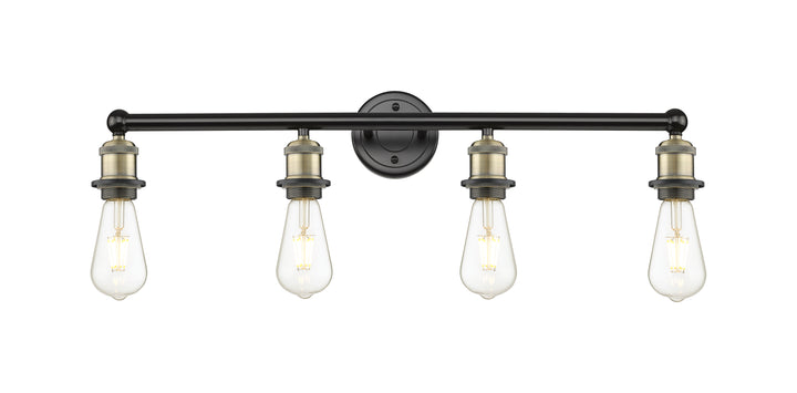 Innovations Lighting Edison Bath Vanity Light - Black Antique Brass Vanity Lights Innovations Lighting Default Title  