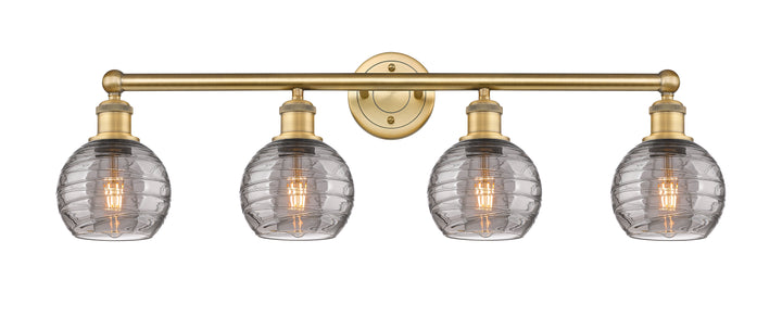 Innovations Lighting Athens Deco Swirl 6" Bath Vanity Light - Brushed Brass