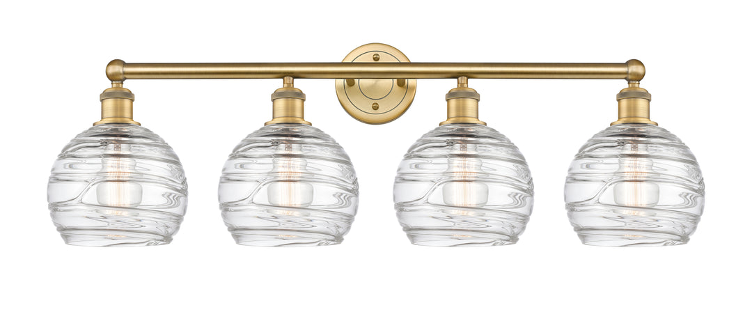 Innovations Lighting Athens Deco Swirl 8" Bath Vanity Light - Brushed Brass