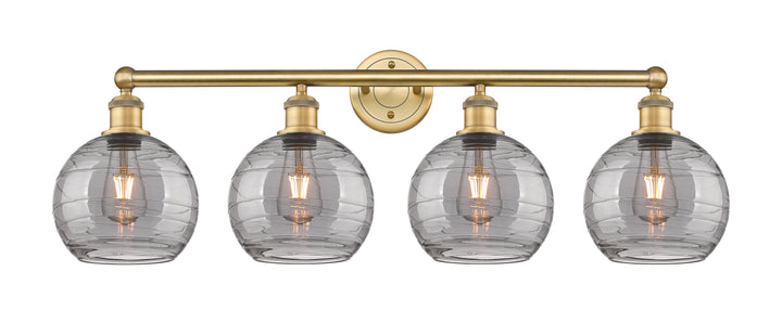 Innovations Lighting Athens Deco Swirl 8" Bath Vanity Light - Brushed Brass