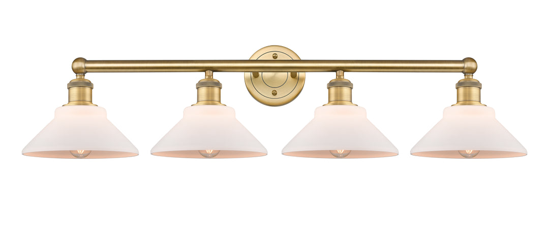 Innovations Lighting Orwell 9" Bath Vanity Light - Brushed Brass Vanity Lights Innovations Lighting Matte White ; Glass Type: White  