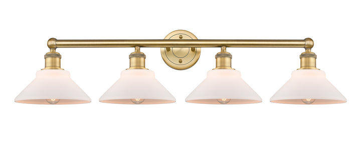 Innovations Lighting Orwell 9" Bath Vanity Light - Brushed Brass Vanity Lights Innovations Lighting Matte White ; Glass Type: White  