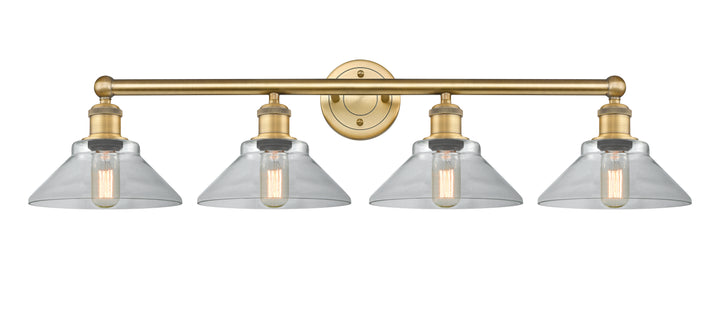 Innovations Lighting Orwell 9" Bath Vanity Light - Brushed Brass Vanity Lights Innovations Lighting Clear ; Glass Type: Clear  