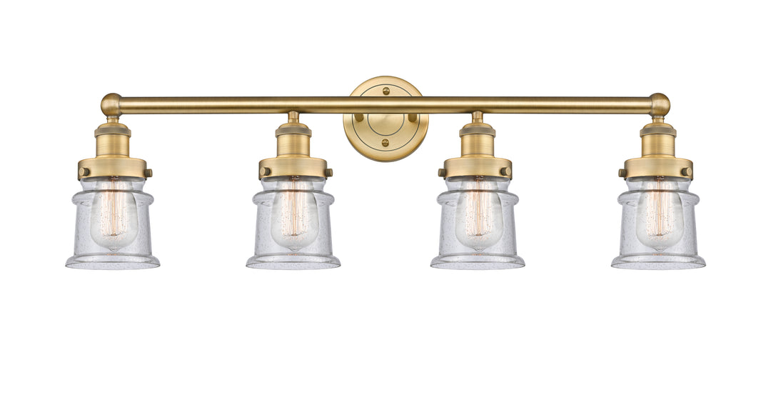 Innovations Lighting Canton 5" Bath Vanity Light - Brushed Brass Vanity Lights Innovations Lighting Seedy ; Glass Type: Seeded  