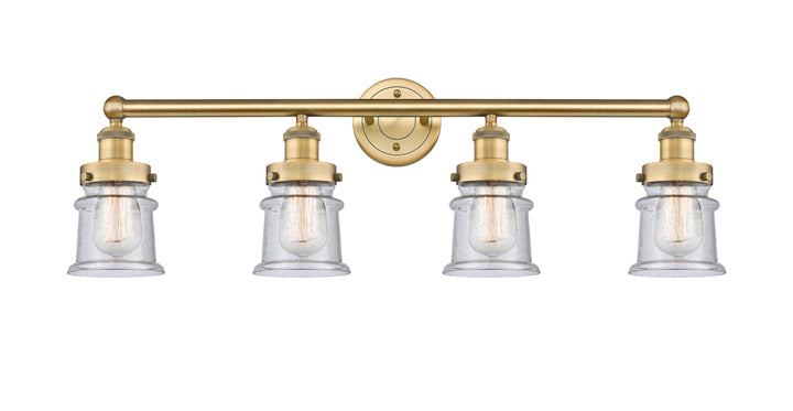 Innovations Lighting Canton 5" Bath Vanity Light - Brushed Brass Vanity Lights Innovations Lighting Seedy ; Glass Type: Seeded  