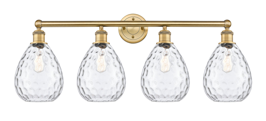 Innovations Lighting Waverly 8" Bath Vanity Light - Brushed Brass Vanity Lights Innovations Lighting Clear ; Glass Type: Transparent  