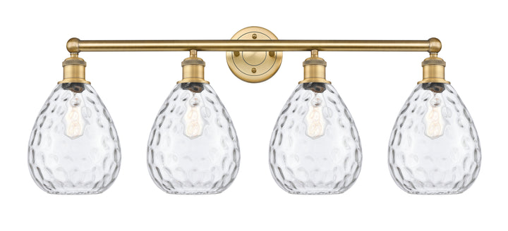 Innovations Lighting Waverly 8" Bath Vanity Light - Brushed Brass Vanity Lights Innovations Lighting Clear ; Glass Type: Transparent  