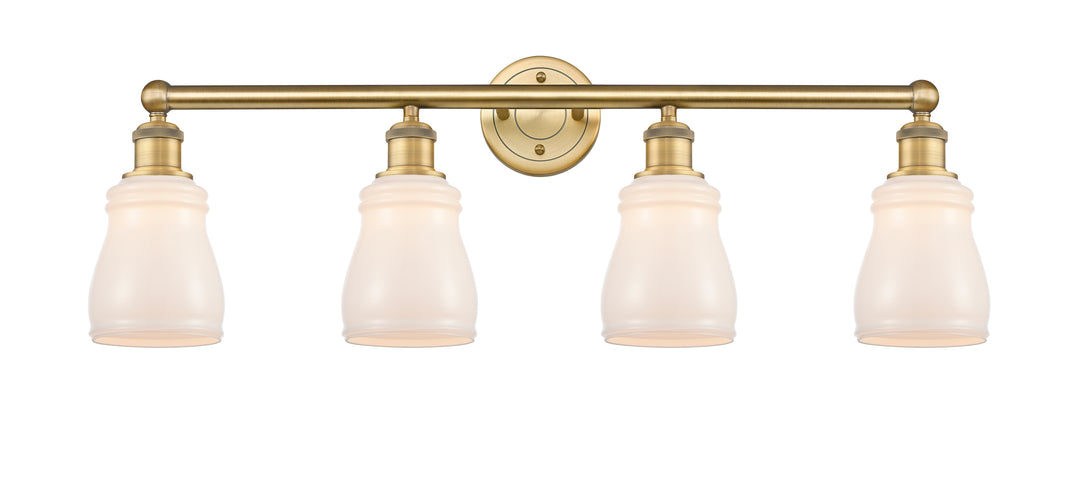 Innovations Lighting Ellery 5" Bath Vanity Light - Brushed Brass Vanity Lights Innovations Lighting White ; Glass Type: White  