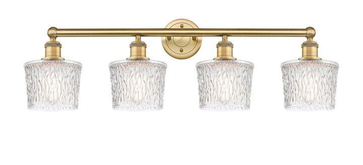 Innovations Lighting Niagara 6.5" Bath Vanity Light - Brushed Brass Vanity Lights Innovations Lighting Clear ; Glass Type: Transparent; Textured  