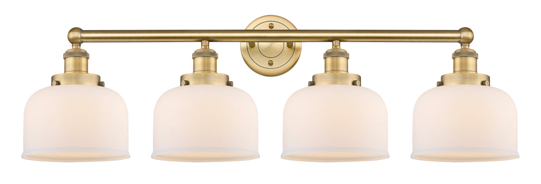 Innovations Lighting Bell 8" Bath Vanity Light - Brushed Brass Vanity Lights Innovations Lighting Matte White ; Glass Type: Frosted  