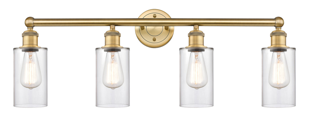 Innovations Lighting Clymer 4" Bath Vanity Light - Brushed Brass