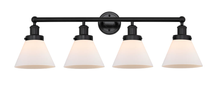 Innovations Lighting Cone 8" Bath Vanity Light - Matte Black Vanity Lights Innovations Lighting Matte White ; Glass Type: Frosted  