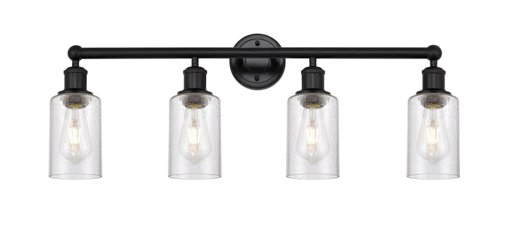 Innovations Lighting Clymer 4" Bath Vanity Light - Matte Black