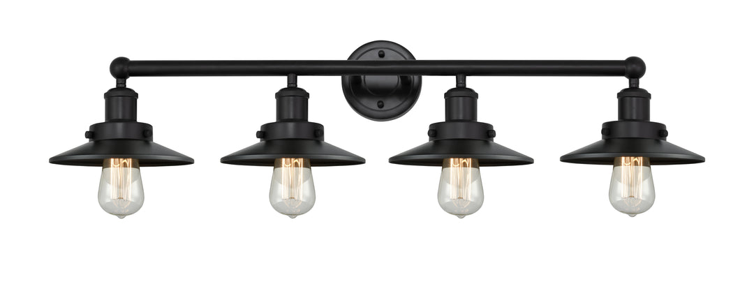 Innovations Lighting Railroad 8" Bath Vanity Light - Matte Black Vanity Lights Innovations Lighting Default Title  