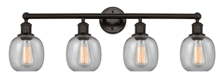 Innovations Lighting Belfast 6" Bath Vanity Light - Oil Rubbed Bronze Vanity Lights Innovations Lighting Seedy ; Glass Type: Seeded  