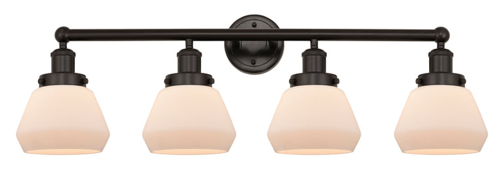 Innovations Lighting Fulton 7" Bath Vanity Light - Oil Rubbed Bronze Vanity Lights Innovations Lighting Matte White ; Glass Type: Frosted  