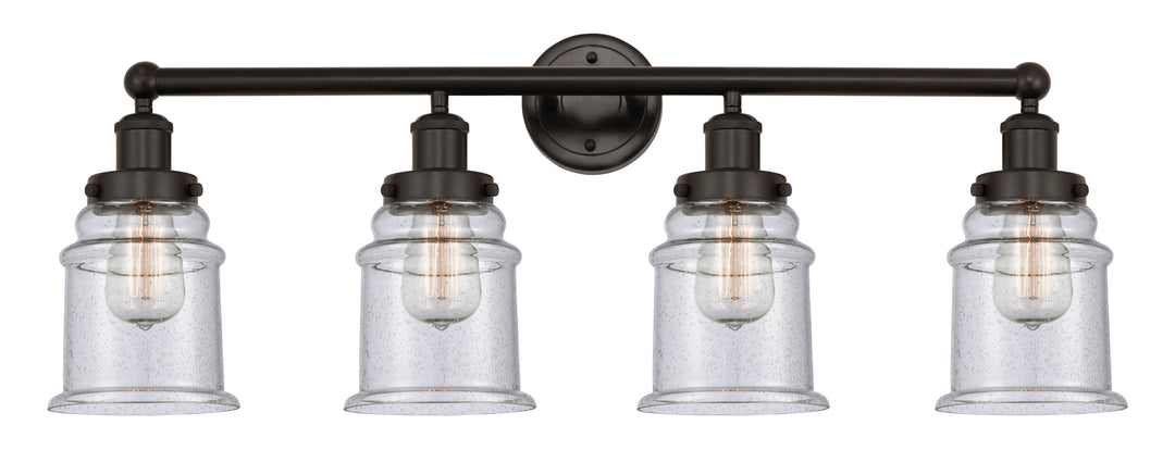 Innovations Lighting Canton 6" Bath Vanity Light - Oil Rubbed Bronze Vanity Lights Innovations Lighting Seedy ; Glass Type: Seeded  