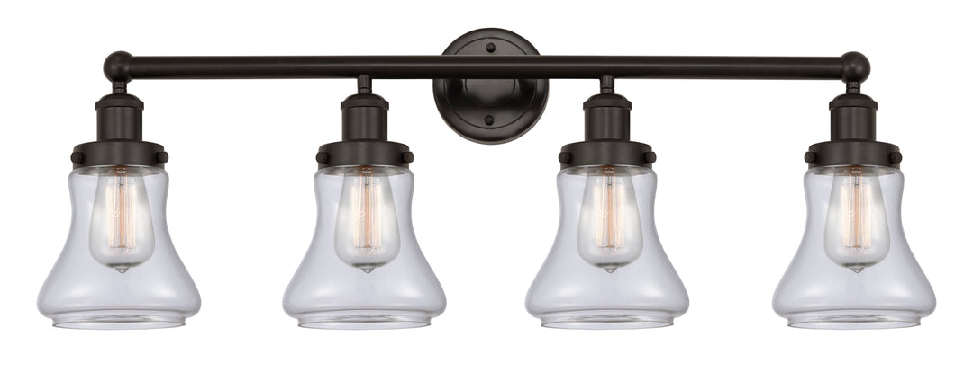 Innovations Lighting Bellmont 6" Bath Vanity Light - Oil Rubbed Bronze Vanity Lights Innovations Lighting Clear ; Glass Type: Transparent; Ribbed  