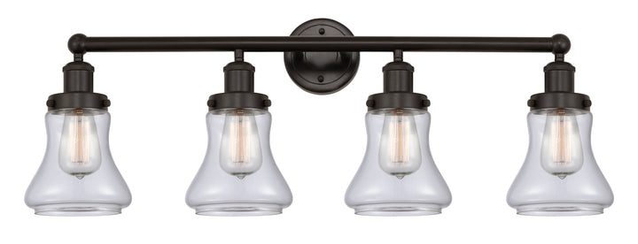 Innovations Lighting Bellmont 6" Bath Vanity Light - Oil Rubbed Bronze Vanity Lights Innovations Lighting Clear ; Glass Type: Transparent; Ribbed  