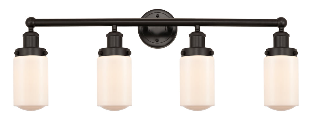 Innovations Lighting Dover 4.5" Bath Vanity Light - Oil Rubbed Bronze Vanity Lights Innovations Lighting Matte White ; Glass Type: Frosted  