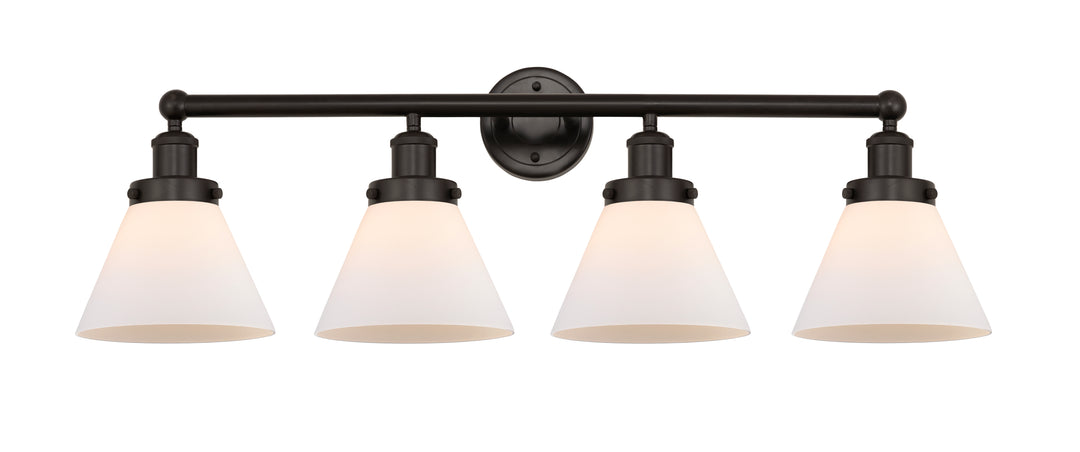 Innovations Lighting Cone 8" Bath Vanity Light - Oil Rubbed Bronze Vanity Lights Innovations Lighting Matte White ; Glass Type: Frosted  