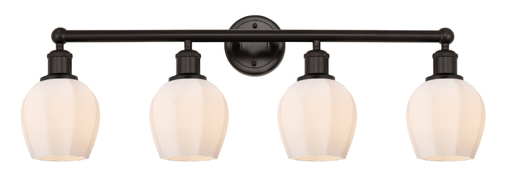 Innovations Lighting Norfolk Bath Vanity Light - Oil Rubbed Bronze Vanity Lights Innovations Lighting Matte White ; Glass Type: Frosted  