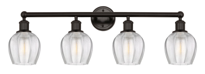 Innovations Lighting Norfolk Bath Vanity Light - Oil Rubbed Bronze Vanity Lights Innovations Lighting Clear ; Glass Type: Transparent  