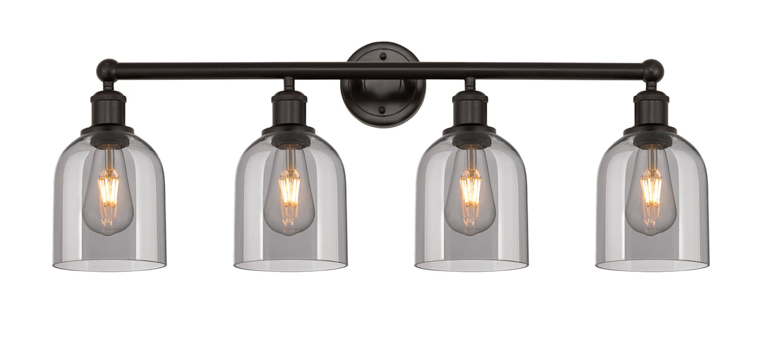 Innovations Lighting Bella 6" Bath Vanity Light - Oil Rubbed Bronze Vanity Lights Innovations Lighting Light Smoke ; Glass Type: Smoked  