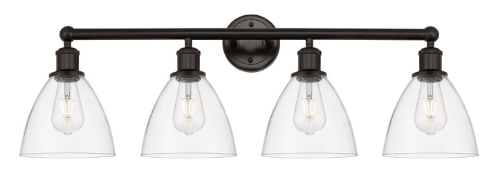 Innovations Lighting Bristol 7.5" Bath Vanity Light - Oil Rubbed Bronze Vanity Lights Innovations Lighting Clear ; Glass Type: Clear  