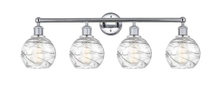 Innovations Lighting Athens Deco Swirl 6" Bath Vanity Light - Polished Chrome