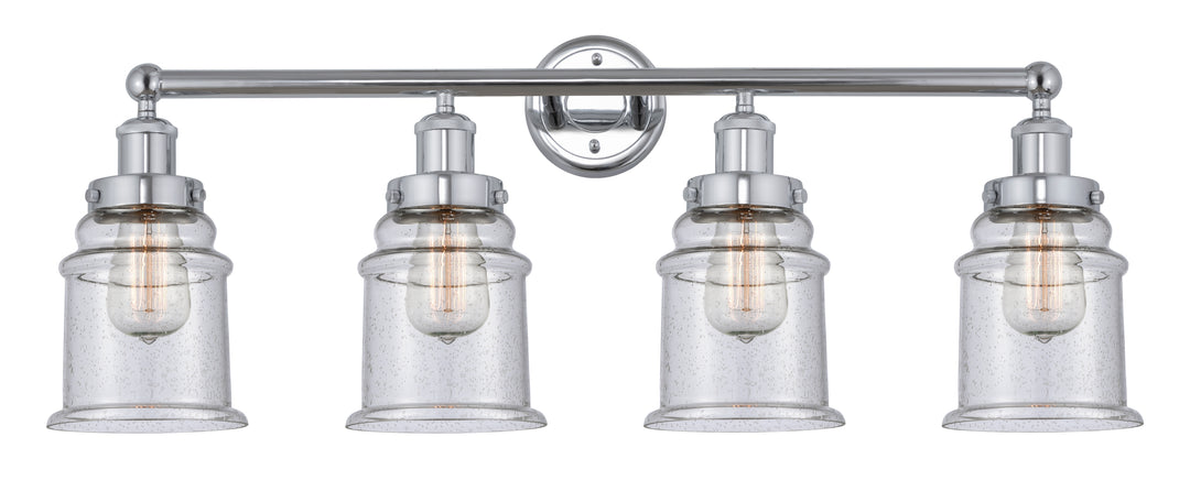 Innovations Lighting Canton 6" Bath Vanity Light - Polished Chrome Vanity Lights Innovations Lighting Seedy ; Glass Type: Seeded  