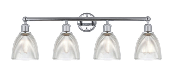 Innovations Lighting Castile 6" Bath Vanity Light - Polished Chrome Vanity Lights Innovations Lighting Clear ; Glass Type: Transparent  