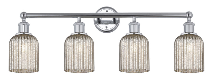 Innovations Lighting Bridal Veil 5" Bath Vanity Light - Polished Chrome Vanity Lights Innovations Lighting Mercury ; Glass Type: Mercury; Ribbed  