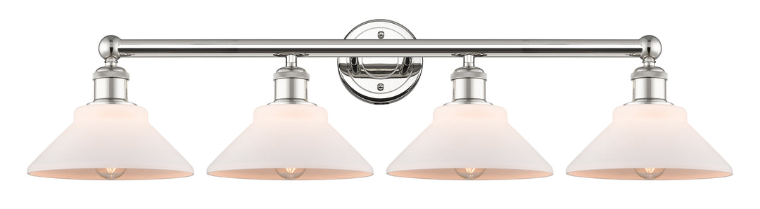 Innovations Lighting Orwell 9" Bath Vanity Light - Polished Nickel Vanity Lights Innovations Lighting Matte White ; Glass Type: White  