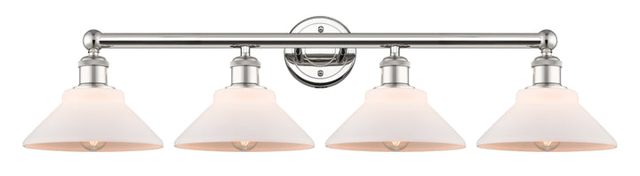 Innovations Lighting Orwell 9" Bath Vanity Light - Polished Nickel Vanity Lights Innovations Lighting Matte White ; Glass Type: White  