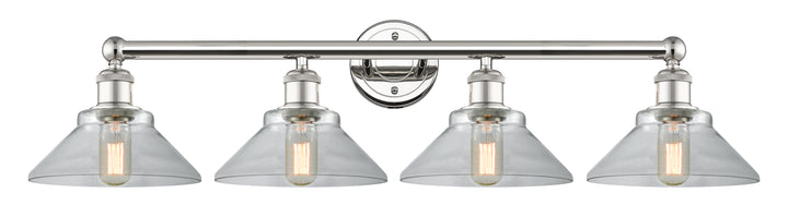 Innovations Lighting Orwell 9" Bath Vanity Light - Polished Nickel Vanity Lights Innovations Lighting Clear ; Glass Type: Clear  