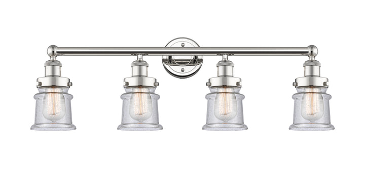 Innovations Lighting Canton 5" Bath Vanity Light - Polished Nickel Vanity Lights Innovations Lighting Seedy ; Glass Type: Seeded  