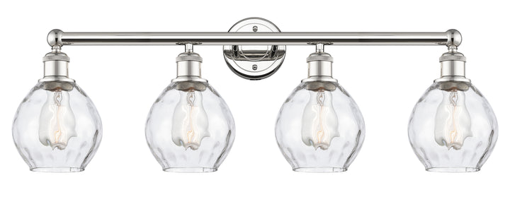 Innovations Lighting Waverly 6" Bath Vanity Light - Polished Nickel Vanity Lights Innovations Lighting Clear ; Glass Type: Water  