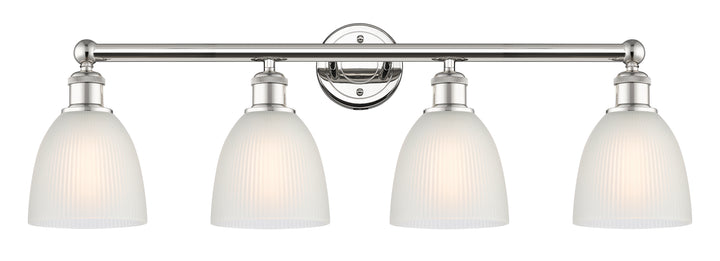 Innovations Lighting Castile 6" Bath Vanity Light - Polished Nickel Vanity Lights Innovations Lighting White ; Glass Type: White  