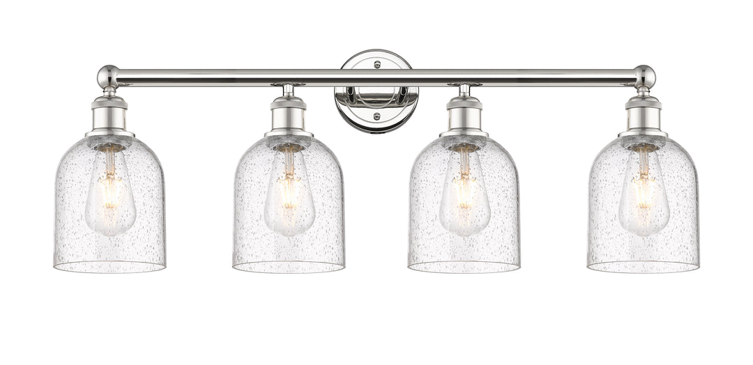 Innovations Lighting Bella 6" Bath Vanity Light - Polished Nickel Vanity Lights Innovations Lighting Seedy ; Glass Type: Transparent  