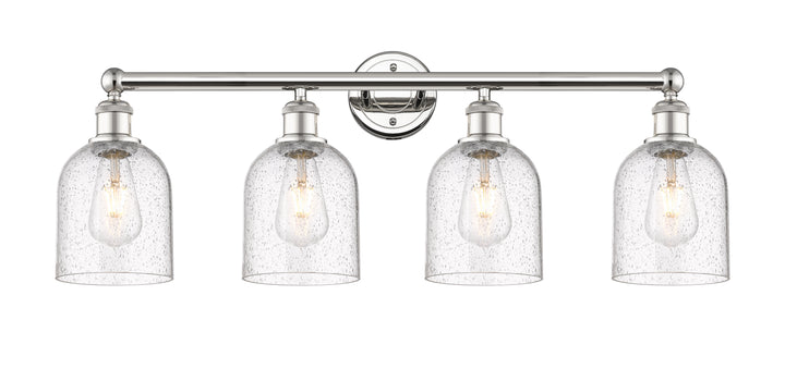 Innovations Lighting Bella 6" Bath Vanity Light - Polished Nickel Vanity Lights Innovations Lighting Seedy ; Glass Type: Transparent  