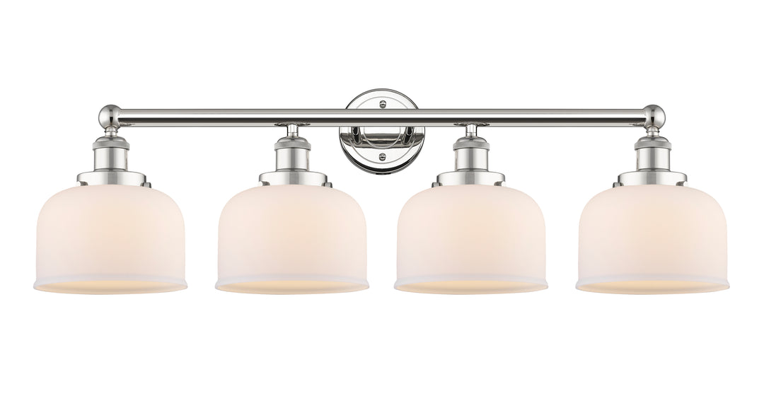 Innovations Lighting Bell 8" Bath Vanity Light - Polished Nickel Vanity Lights Innovations Lighting Matte White ; Glass Type: Frosted  