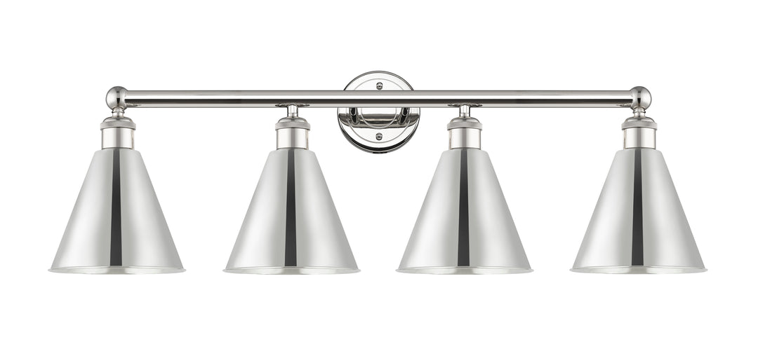 Innovations Lighting Berkshire Metal 8" Bath Vanity Light - Polished Nickel Vanity Lights Innovations Lighting Default Title  