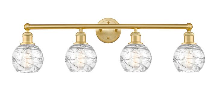 Innovations Lighting Athens Deco Swirl 6" Bath Vanity Light - Satin Gold