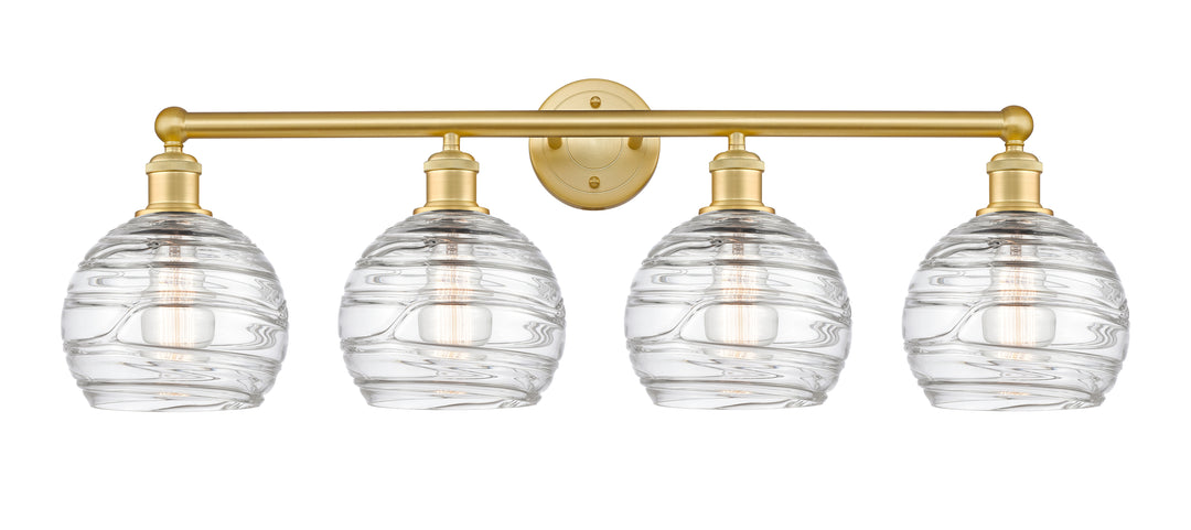 Innovations Lighting Athens Deco Swirl 8" Bath Vanity Light - Satin Gold