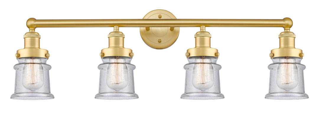 Innovations Lighting Canton 5" Bath Vanity Light - Satin Gold Vanity Lights Innovations Lighting Seedy ; Glass Type: Seeded  