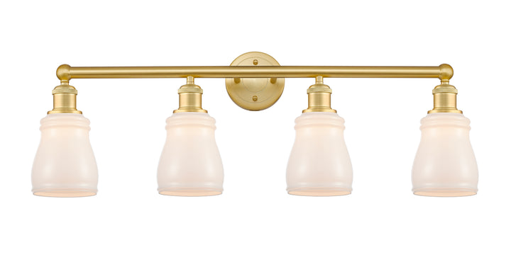 Innovations Lighting Ellery 5" Bath Vanity Light - Satin Gold Vanity Lights Innovations Lighting White ; Glass Type: White  