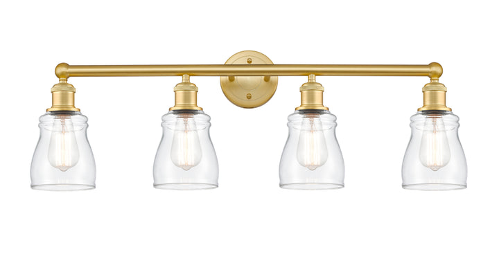 Innovations Lighting Ellery 5" Bath Vanity Light - Satin Gold Vanity Lights Innovations Lighting Clear ; Glass Type: Clear  