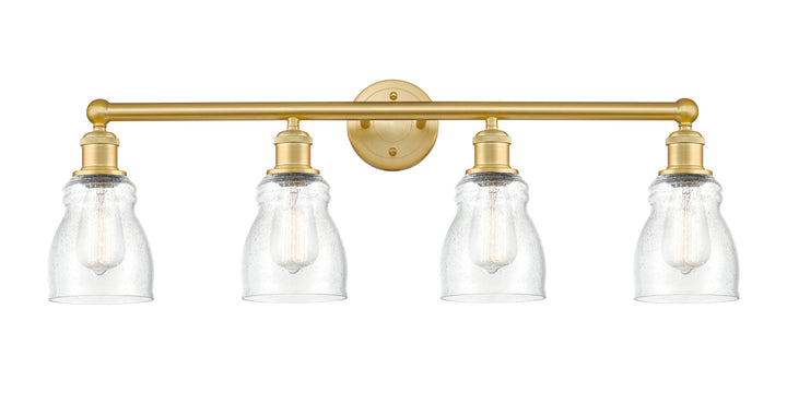 Innovations Lighting Ellery 5" Bath Vanity Light - Satin Gold Vanity Lights Innovations Lighting Seedy ; Glass Type: Seeded  